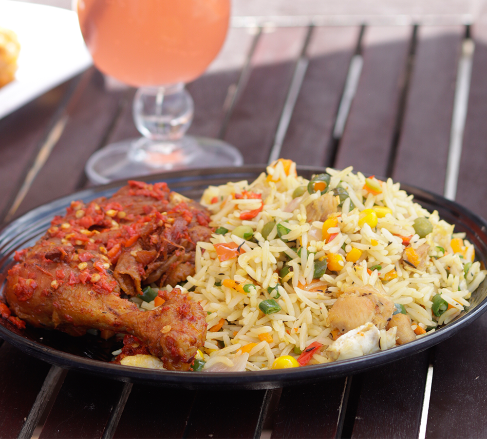 Chinese fried rice (per portion)